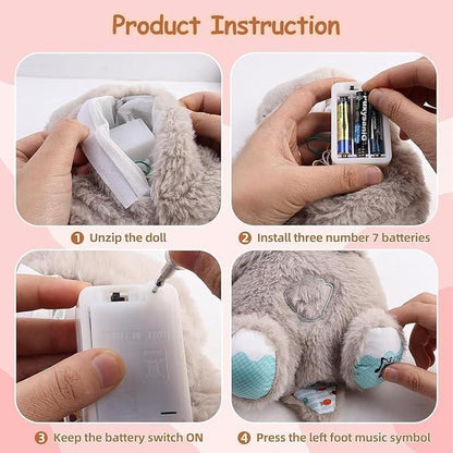 Breathing Teddy Bear Plushie