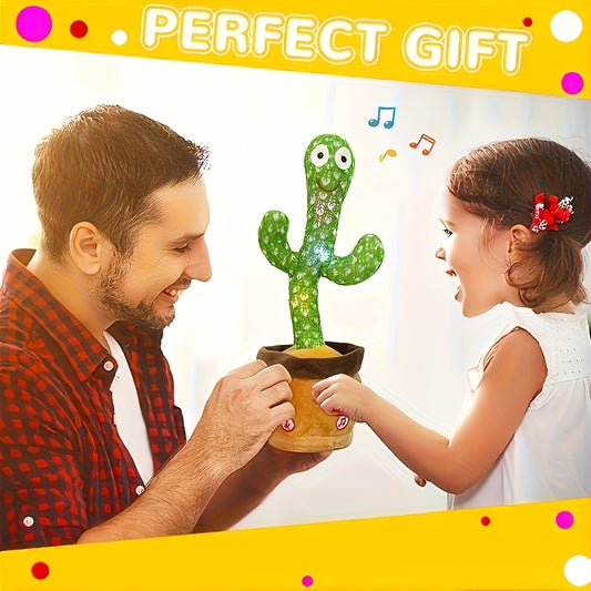 Dancing & Talking LED Cactus